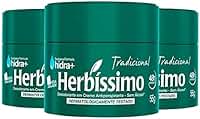 Kit Desodorante Creme Herbíssimo Tradicional 55g - 3 Unidades