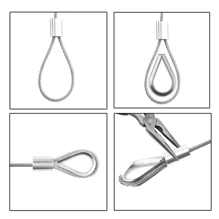 Image of Ferrule Lock for Gym Machine Cable & Wire Rope (Pack of 4)