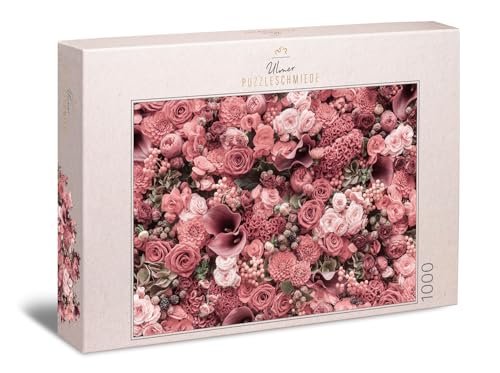 Ulmer Puzzleschmiede - Puzzle "Rose Rosse" - Puzzle Di Fiori E Fiori. Per Tutti Coloro Che Amano Le Rose Rosse
