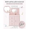 Vlando Musical Jewelry Box for Girls - Valentines Day Gift for Kid - Large Kid Music Box with Ballerina for Birthday Bedroom Decor, 4 Layer Girl Jewelry Gifts for Girls Kids - Light Pink