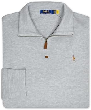 POLO RALPH LAUREN Suéter masculino de algodão canelado francês com
