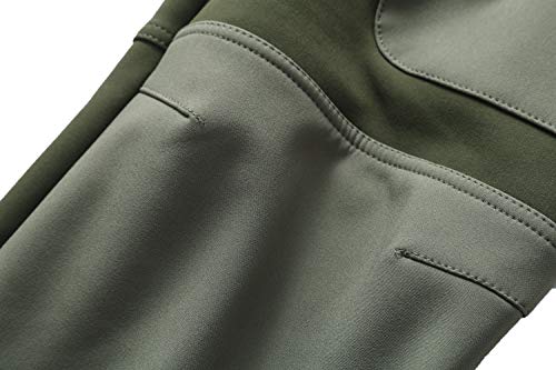 Kids Softshell Pants Girls Fleece Water Repellent Windproof Trousers Boys Outdoor Hiking Trousers3