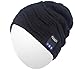 Produktbild Qshell Wireless Bluetooth Beanie Hut Mütze mit Musikphone Speakerphone Stereo Kopfhörer Headset Kopfhörer Lautsprecher Mic für Fitness Outdoor Sport Skifahren Running Skating , Weihnachtsgeschenke