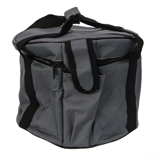 ReachMall Bolsa de almacenamiento impermeable con mango ergonómico, ideal para picnics y camping, como lo muestra la imagen, gris