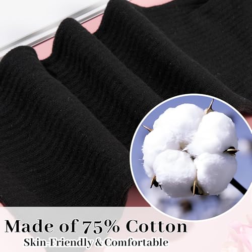 Image of Plus Size Thigh High Socks for Women Thick Thighs Cotton Knit Extra Long Over the Knee Leg Warmer