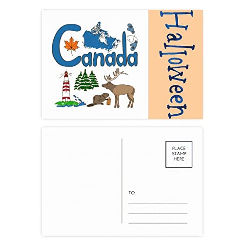 Cartes postales Canada Halloween pour décorer votre intérieur et envoyer vos vœux