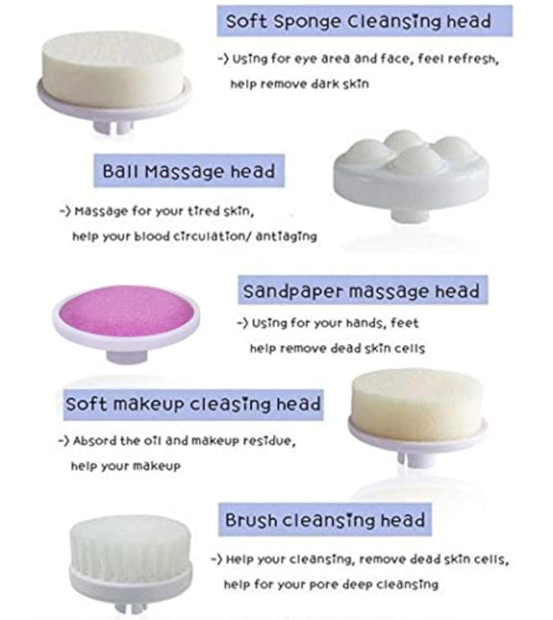 Orange Face & Body Massage Cream, Multifunction 5in1 Massager, 250g