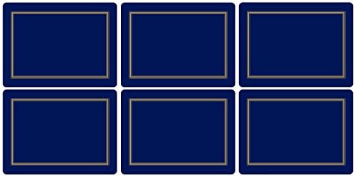 Pimpernel Classic Midnight Placemats, Set of 6