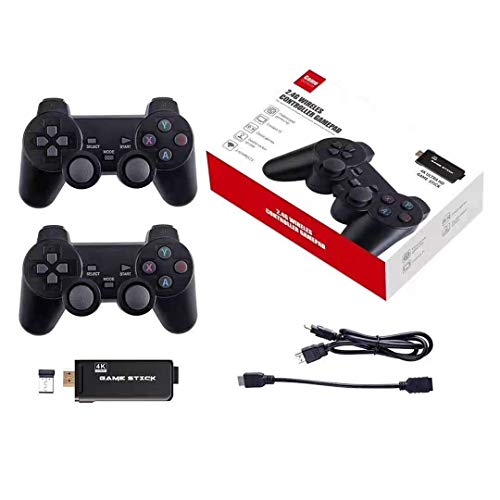 Image of Careflection 4K HD TV video game Console built in 3000 Games PS1 Arcade Emulators game console Multiplayer wireless joystick Controller U8 3D game console