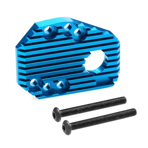 RC Car Toys Parts for Tamiya M-05 1/10 Metal Motor Mount Plate Heat Sink TAMC-012 Remote Control Car Upgrade Parts Accessories(Blue)