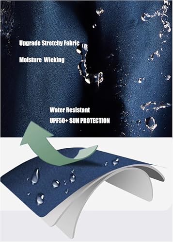 Oalka Women's Hiking Pants Water Resistant Quick Dry Cargo Pockets Pants4