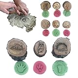 Découvertes interactives : L'analyse tactile des empreintes animales stimule la motricité fine, les capacités cognitives et l'expression artistique via des jeux éducatifs captivants.
