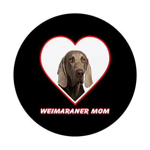 PopSockets Weimaraner Dog Mom PopGrip: Impugnatura...