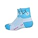 DeFeet Women's Aerator Petal Power Sock