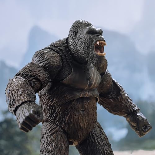 GWTCTOY Hiya Toys Original Licensed Godzilla vs. Kong Action Figure, Monster Series King of Monsters, 6 Inch Dinosaur Figure as Decoration (King Kong) - Image 3