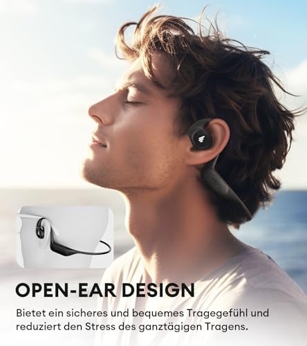 Edifier Comfo Run Open-Ear Wireless Air Conduction Sport Kopfhörer, Bluetooth 5.3, integriertes Mikrofon, 17 Std. Spielzeit, schnelles Aufladen, IP55 für Workouts Laufen – Bild 3