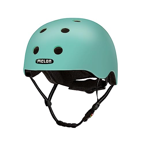 Melon Fahrradhelm »Rio« für Damen, Herren und Kinder | Leichter & sicherer urbaner Cityhelm mit Magnetverschluss, individuell anpassbar in Türkis, Pastell | Größe M-L (52-58 cm) …