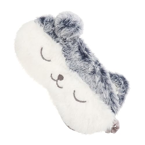 GRADENEVE 睡眠用アイ シェードカバー プラッシュ製目隠し 女性用 男性用 男の子 女の子用アイカバー 旅行用睡眠