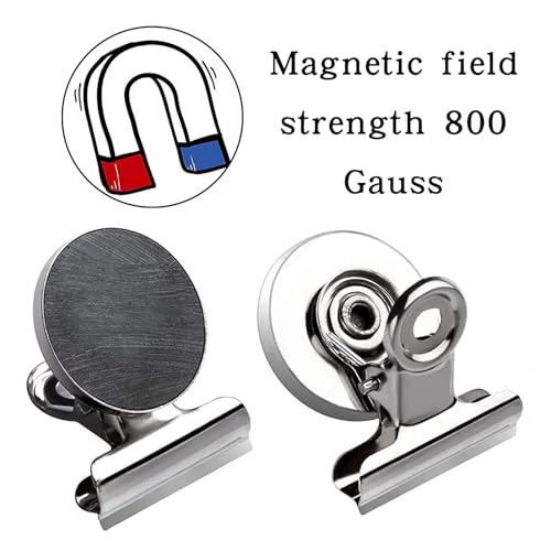 20 Stück Magnetklammern,Magnete mit Klammer,Magnetische Clips,Magnete Kühlschrank,für Magnettafeln,Kühlschränke,Fotos, Schulen,Wohnungen,Büros