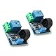 Hailege 2pcs 12V 5A AC-Stromsensor Stromerkennungsrelais 12V AC-Stromrelaismodul AC-Sensor-Relaisschalter mit Überstromschutz
