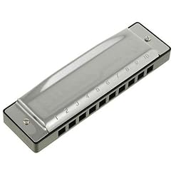 Hohner Silver Star Harmonica en clé de A - Les Beatles, Paul McCartney, John Lennon, RIngo Starr, George Harrison Hohner Silver Star Harmonica en clé de A – Image 2