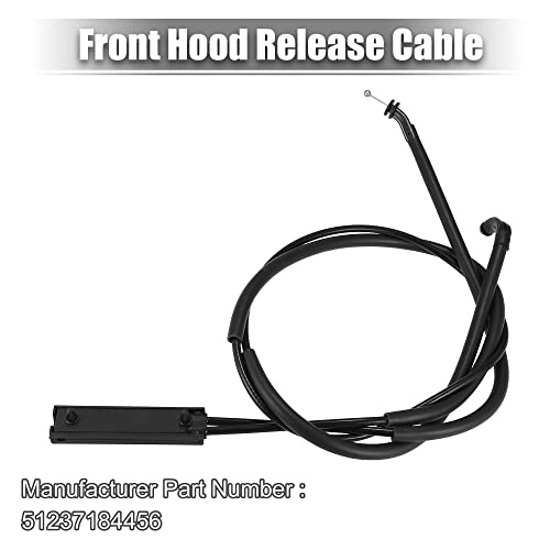 X Autohaux Car Engine Front Hood Release Cable For Bmw X5 2007-2014 Replaces 51237184456 #TOP3