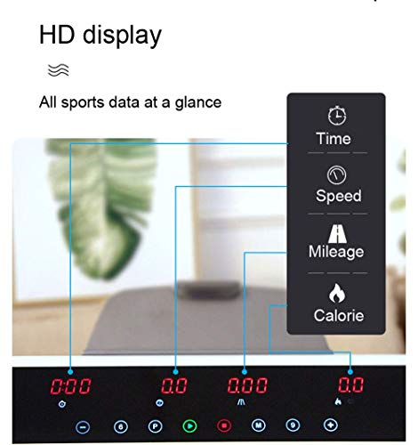 Caminadora plegable eléctrica mini con pantalla LCD miniatura 4