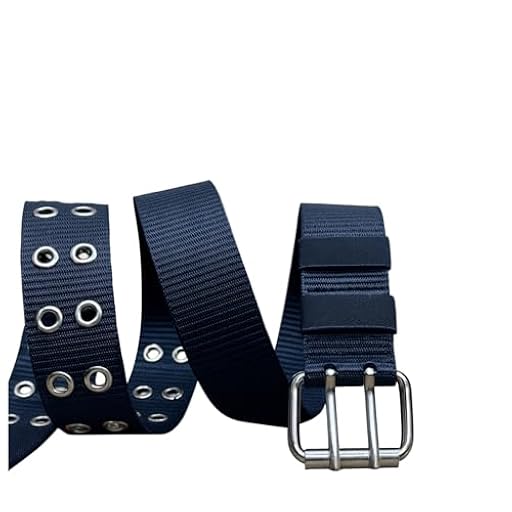 Mewtush Cinturón de Nylon, Cinturón de Malla de Nylon Unisex con Doble Hebilla Metálica, Cinturon Negro Ajustable Estilo Punk para Hombre y Mujer, para Jeans, Moda Urbana y Disfraces de Halloween | Ya disponible en tu tienda friki favorita! En mundofriki.es!