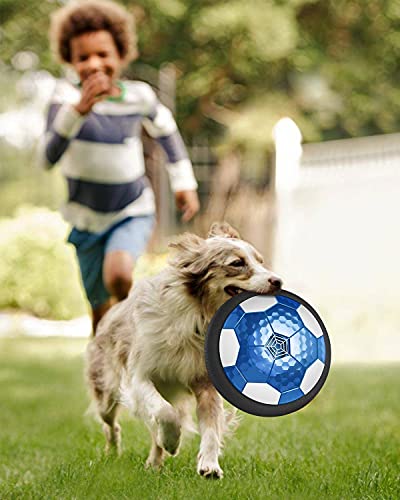 Maxesla Air Power Fußball Kinderspielzeug, Wiederaufladbar Hover Soccer Ball Fussball mit LED-Licht Schaum Stoßstangen Geschenke, Indoor Outdoor Kinder Air Soccer Spiel
