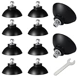 滑り止め交換用グリッパーカップ10個パック - Arcmate EZ Reacher、ロックナット&ワッシャー付き高耐久ラバーチップ、屋外用