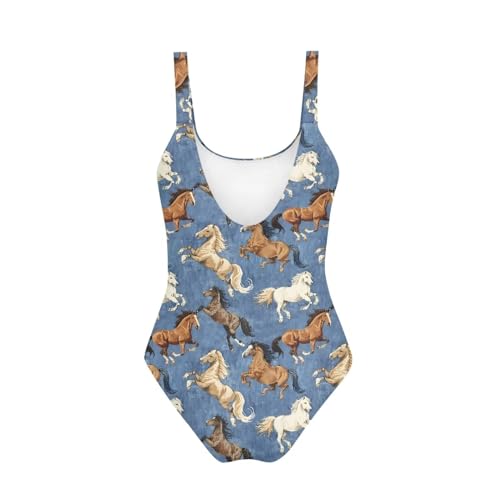 Image of Ystardream Teen Girls One Piece Swimsuit Beach Athletic Bathing Suits Quick Dry