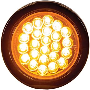 Buyers Products - SL40AR 4" Round LED Recessed Strobe Light, Amber