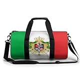 Italian Italy Coat of Arms Flag Fashion Gym Bag Lightweight Duffel Bags Luggage Handbags for Sports Travel
