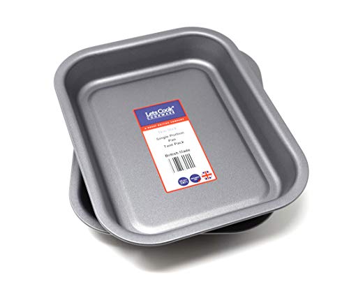 Imagen de Lets Cook Cookware Juego de dos sartenes individuales de 25 cm