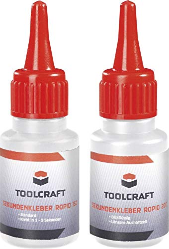 Preisvergleich Produktbild Toolcraft ROPID 150 & ROPID 200 Sekundenkleber 885813 1 Set