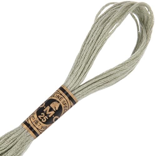 Image of Hobby Lobby DMC Cotton Embroidery Floss - 524 Very Light Fern Green | Set of 12