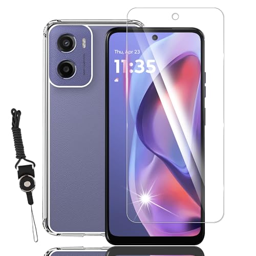 yAwubaigezFor Motorola Moto G05 p KXtB + For Moto G05 p P[X NA For g[ g05 p tB ϏՌ dx9H Sʕی یtB Uh~ NAJo[ TPU 