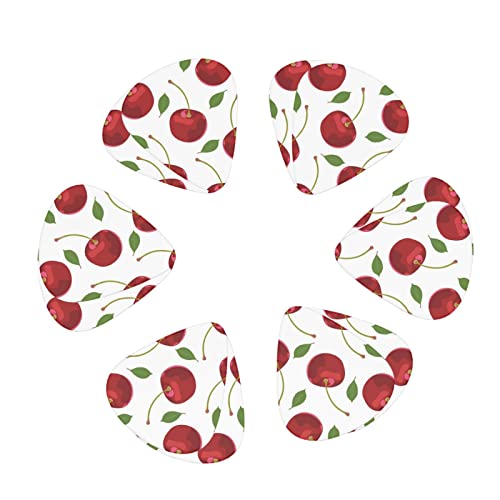 Pack de 12 médiators pour guitare Cherry Fruit Picks pour guitare électrique Guitare acoustique Diverses guitares - Les Beatles, Paul McCartney, John Lennon, RIngo Starr, George Harrison Pack de 12 médiators pour guitare Cherry Fruit Picks pour guitare électrique Guitare acoustique Diverses guitares