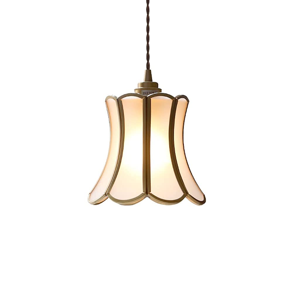 Mini lámpara colgante retro de cristal E27 luminaria vintage techo para salón