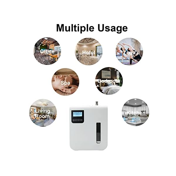 Scent Air Machine, Bluetooth & WiFi Smart Atomizing Essential Oil Diffuser w/Cold-Air Diffusion Technology, Essential Oil Aromatherapy Diffuser for Home, Office, Large Room, 300 ml, Up to 1500 Sq.Ft - Image 7