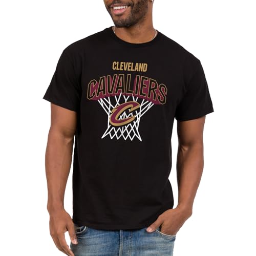 Cleveland Cavaliers NBA Nothing But Net Team Logo - Adult Short Sleeve Fan T-Shirt for Men and Women by Junk Food - Used condition - US$21.74