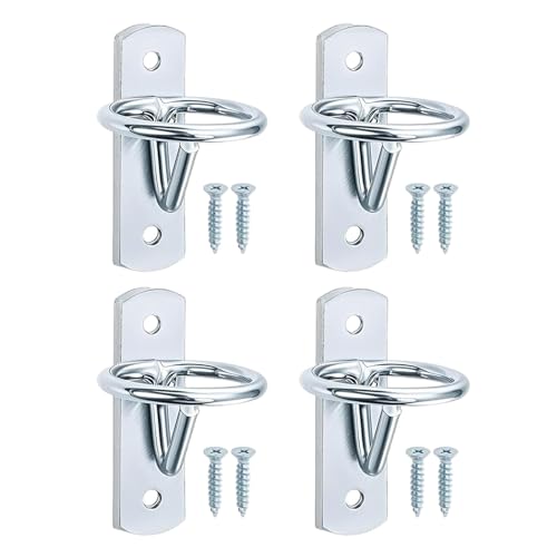 Soporte de cubo de alimentación de pared Kaeltsyn con tornillos para uso ecuestre