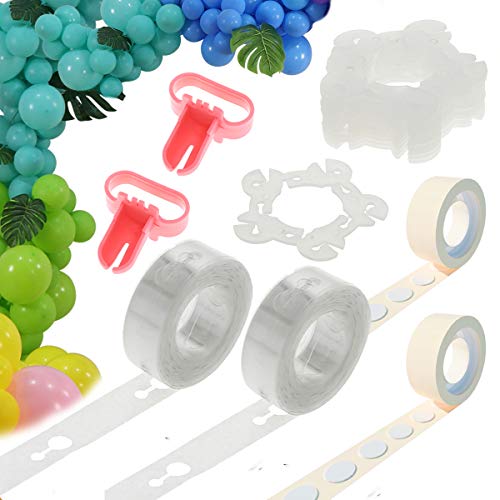 Party Zealot 20 PCS Balloon Arch Kit Balloon Garland 32 Ft Decorating Strip with Balloon Ties for Birthday Party, Baby Shower, and Event Decoration