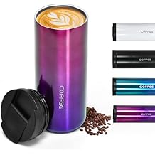 Insulated Coffee Mug 17oz,Travel Coffee Tumbler,Vacuum Insulated Coffee Mug with Leak Proof Screw Lid Coffee Cup for Men and Women for Hot & Cold Drinks