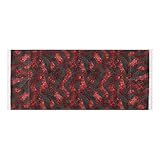 Bordo in pizzo Frigorifero Top Cover con borsa laterale riutilizzabile Lavatrice Copertura antipolvere Mat per Lavanderia Cucina 130 x 55,9 cm