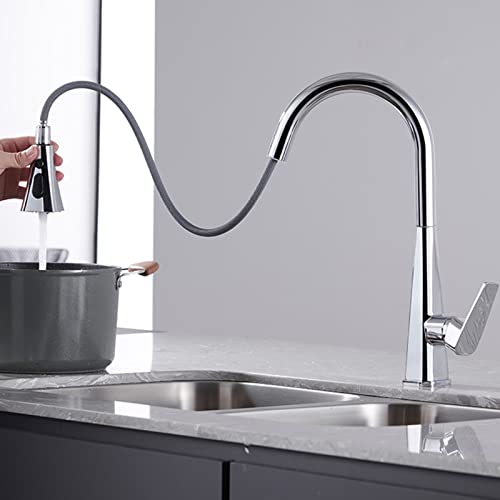 Robinet d'évier chromé pour simplifier la vaisselle et le nettoyage - 3