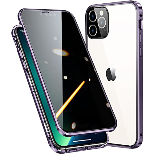 Coque iPhone 14 Pro Max protecteur écran anti-peep et cadre magnétique