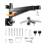 Hanured Soporte Saco Boxeo, Longitud Ajustable (43-63cm), Rotación 180° para Plegable, para Gimnasio en Casa, Interior Y Exterior, Ejercicio de Boxeo