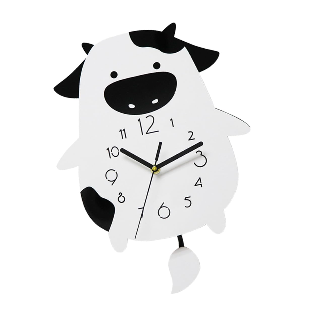 Horloge murale de vache silencieuse Vaguelly pour endormir les enfants sans bruit mécanique