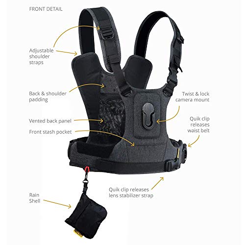 Cotton Carrier Ccs G3 Camera Harness System For One Camera - Grey #TOP1